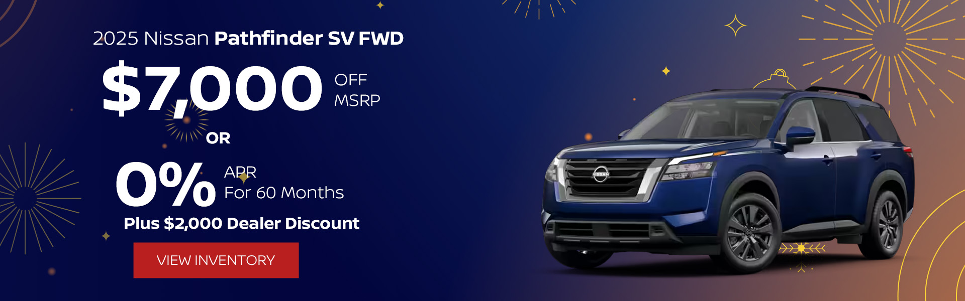 Pathfinder APR 2025 Nissan Pathfinder SV FWD