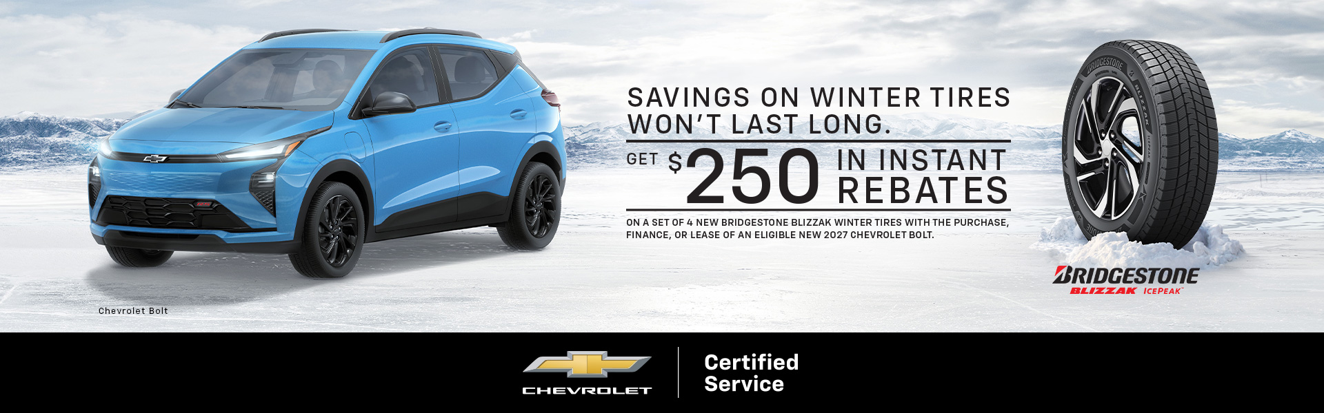 Fall SUV Winter Tire Promotion Campaign