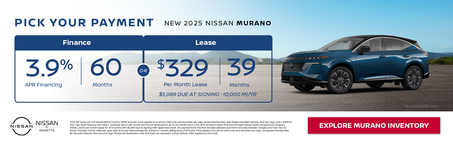 murano offer