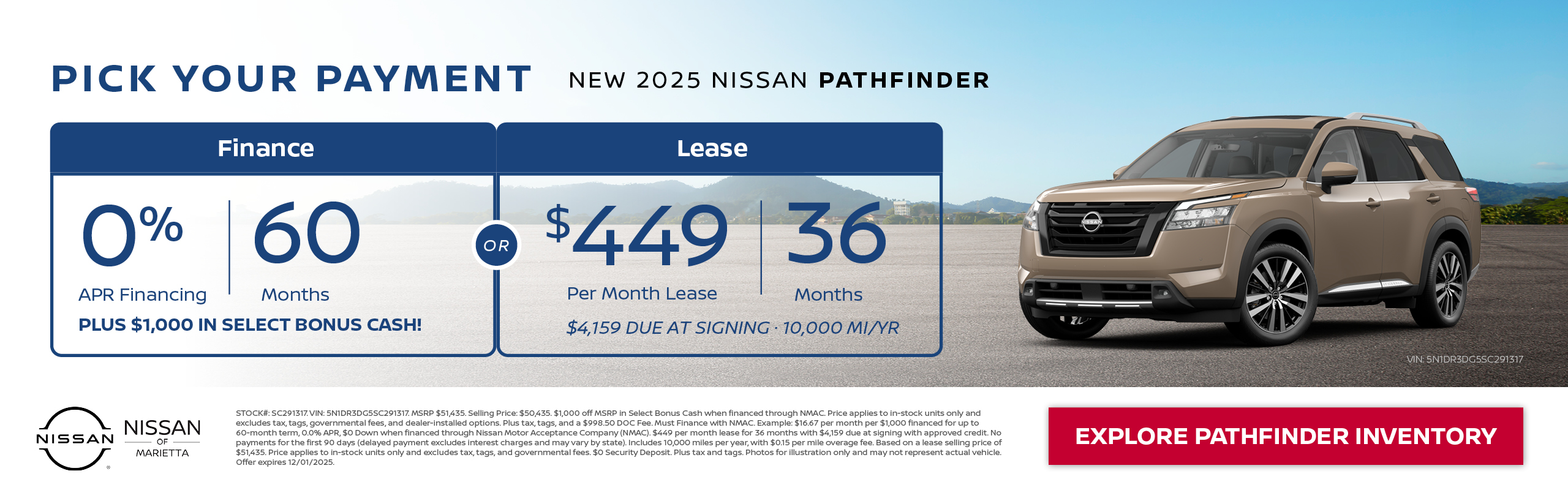 2024 Pathfinder Offer pathfinder