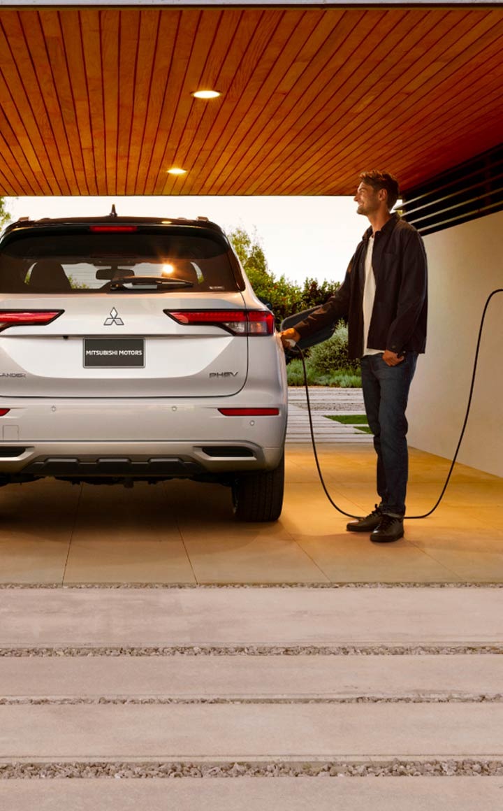 Charging the Outlander PHEV at home
