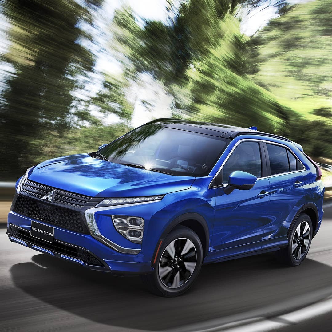 Eclipse Cross driving on open road showing S‑AWC confidence