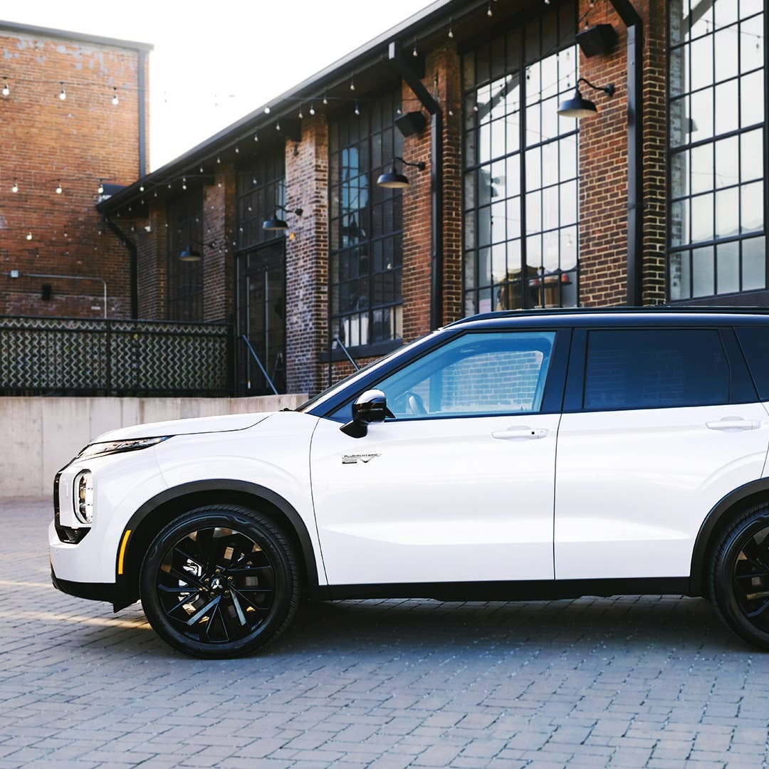 Outlander PHEV Black Edition exterior with black accents