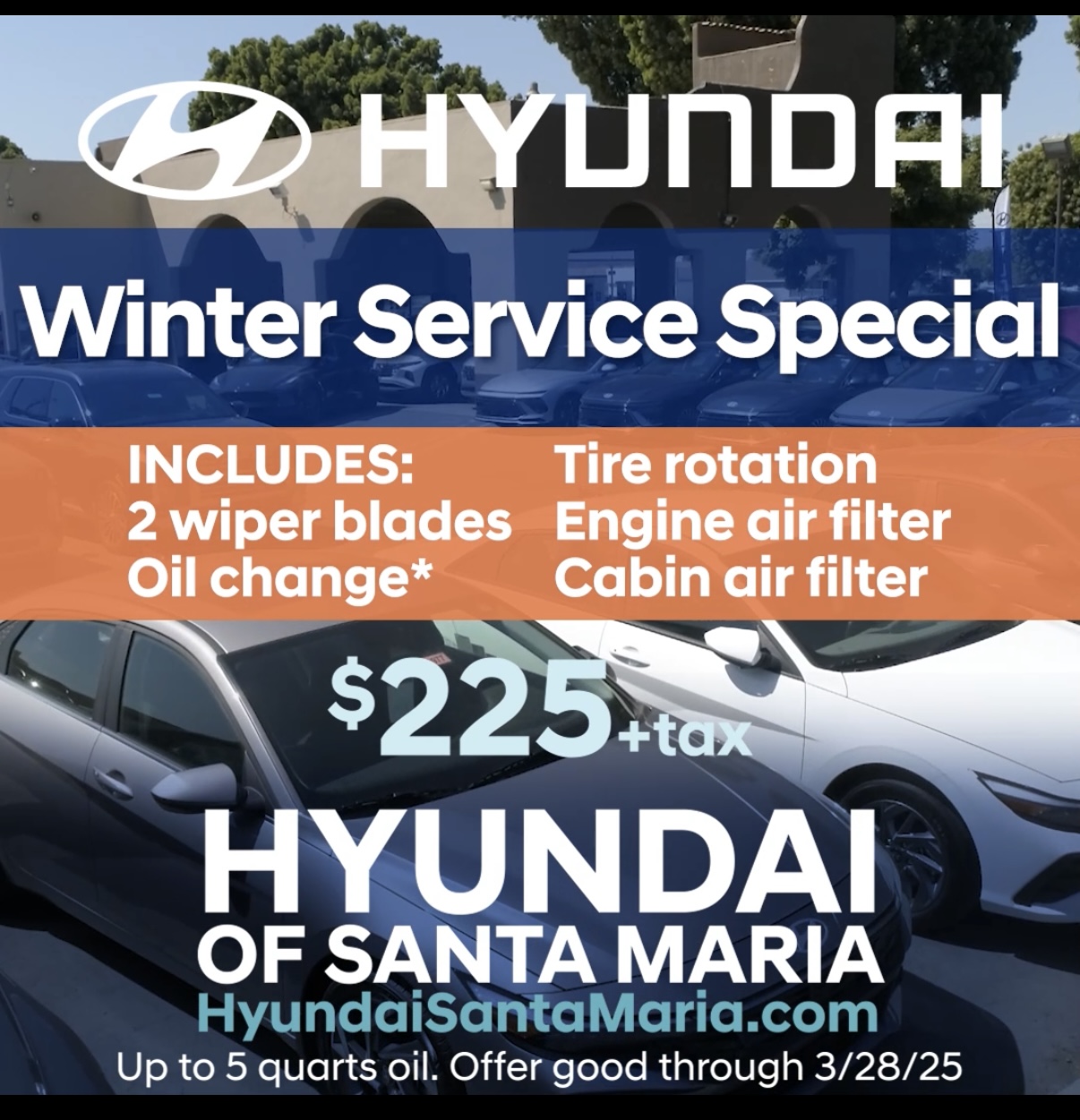 Feb service specials