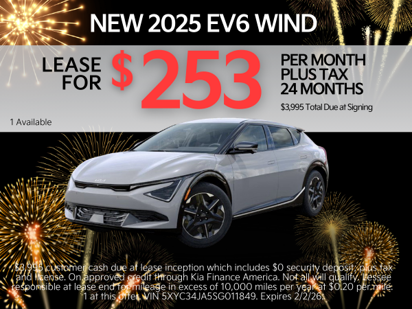 2025 EV6 Lease offer