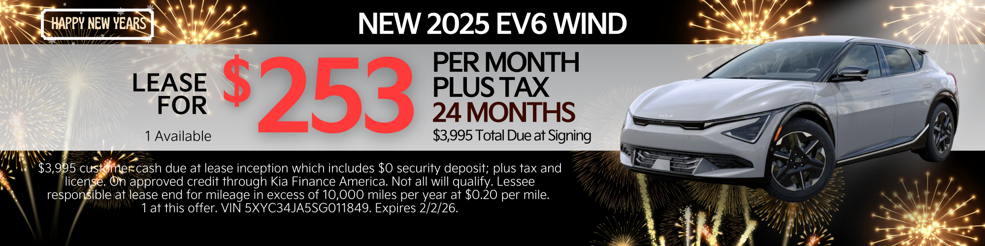 2025 EV6 Lease offer