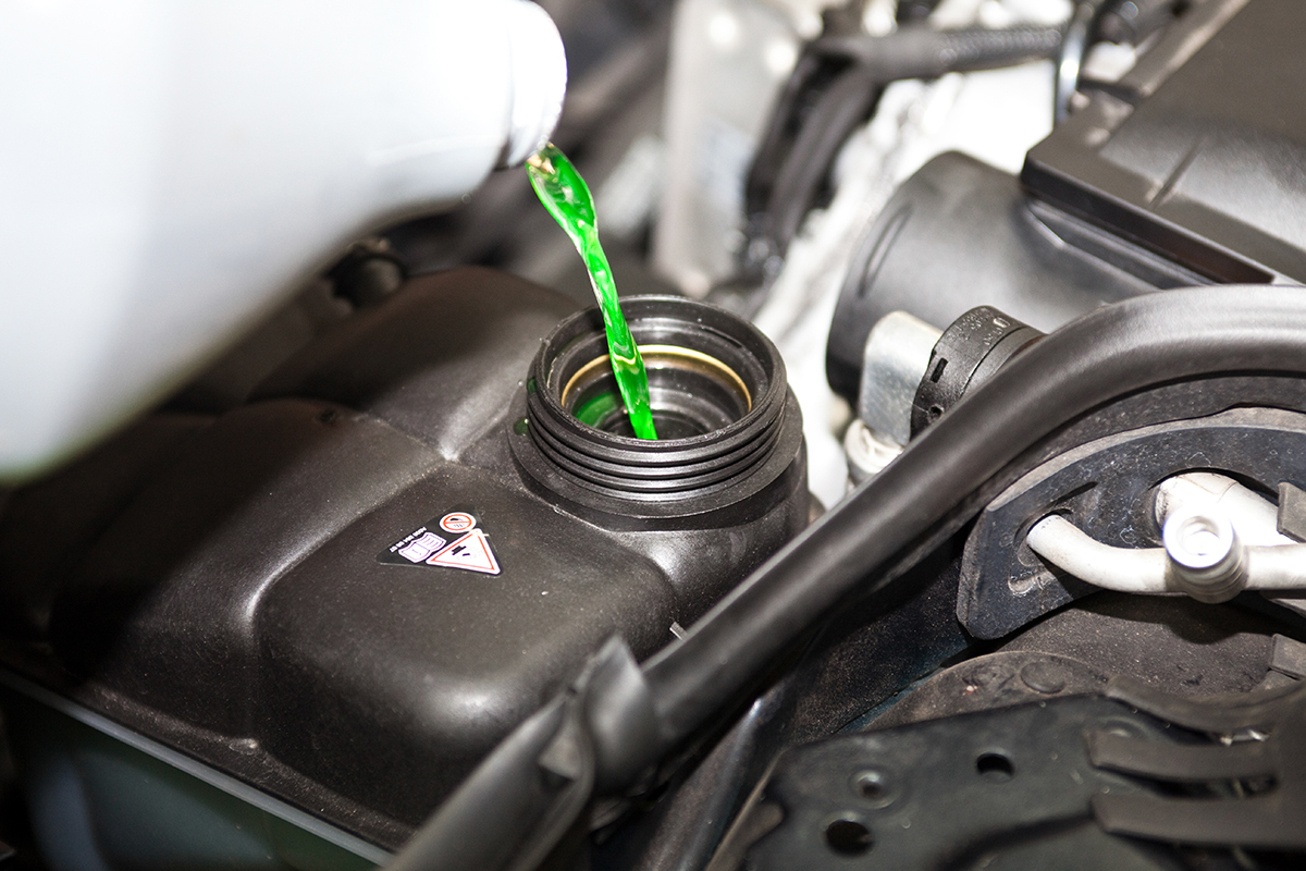 COOLING SYSTEM FLUID EXCHANGE