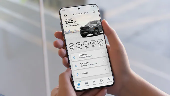 2024 Nissan Frontier MyNissan App