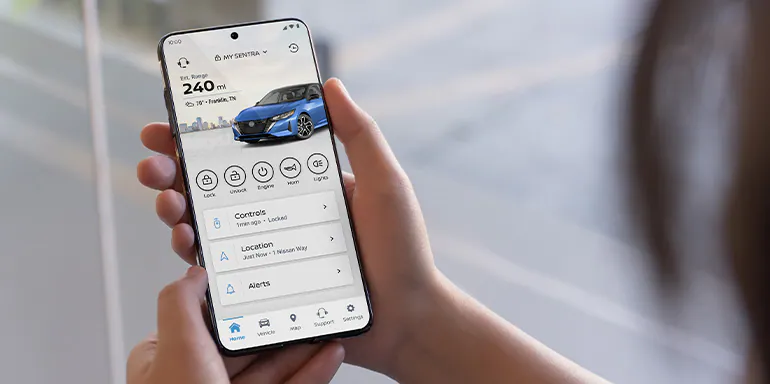 2024 Nissan Sentra MyNissan App