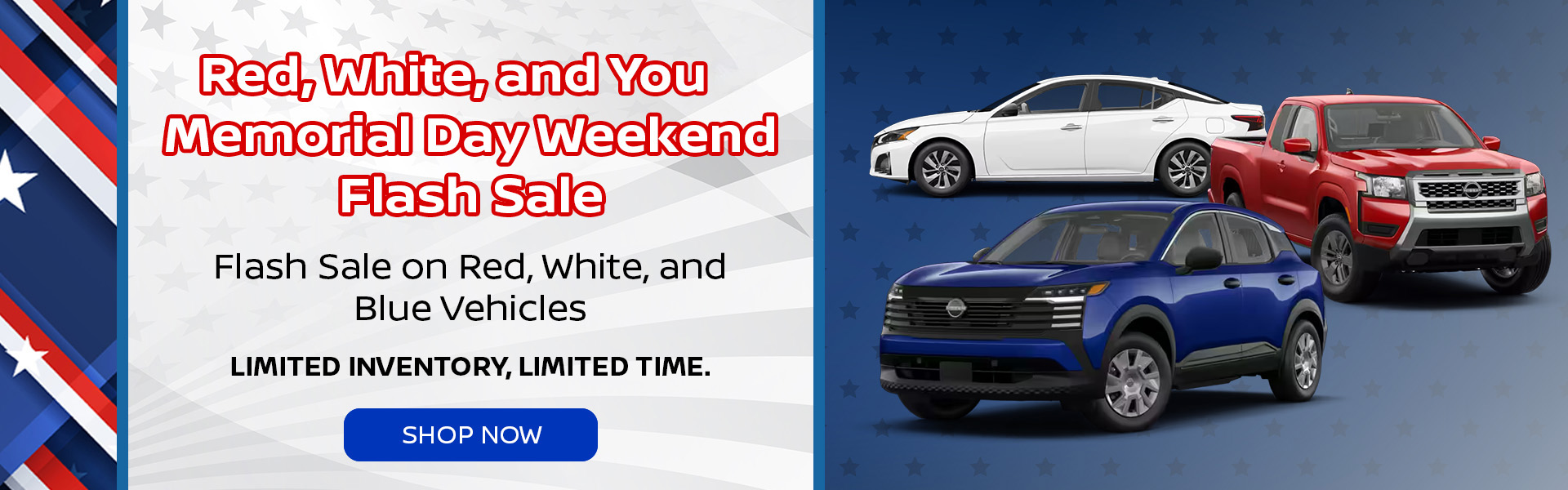 Red, White, and You - Memorial Day Weekend Flash Sale