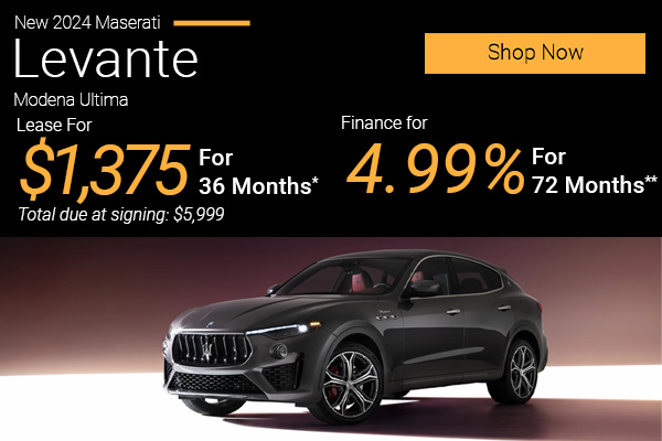 2024 Maserati Levante Modena Ultima Lease