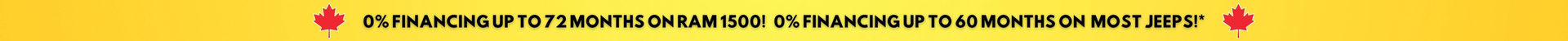 0% FINANCING