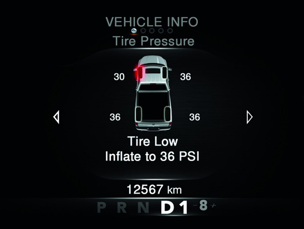 tire pressure ram 1500 features 