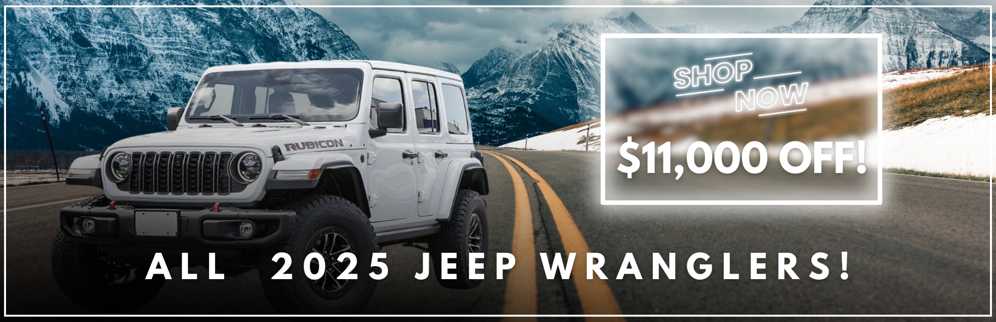 HP Banner 2025 Jeep Wrangler Discount