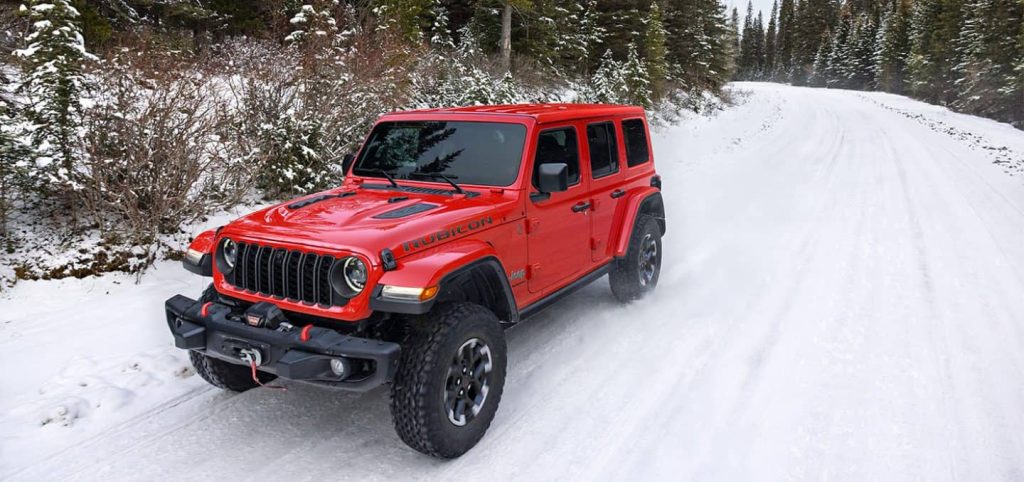 red 2026 jeep wrangler in St. Albert Canada Winter