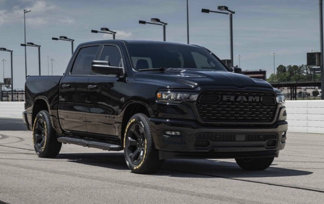 2026 Ram 1500 Left Side View - Showcasing the full profile and commanding stance