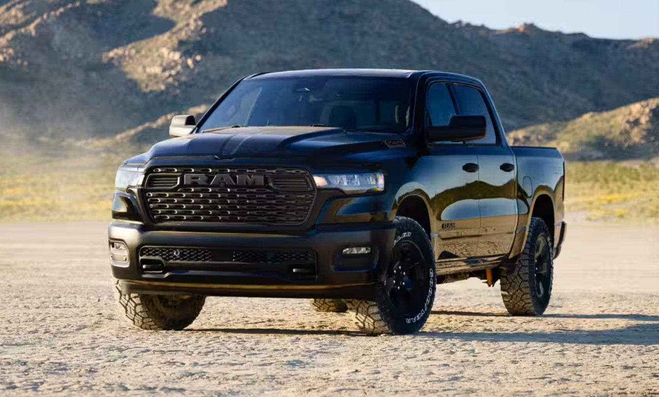 2026 Ram 1500 Crew Cab rear seat showing generous legroom and reclining capability