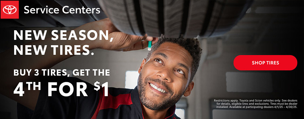 Buy 3 tires, get the 4th for $1
