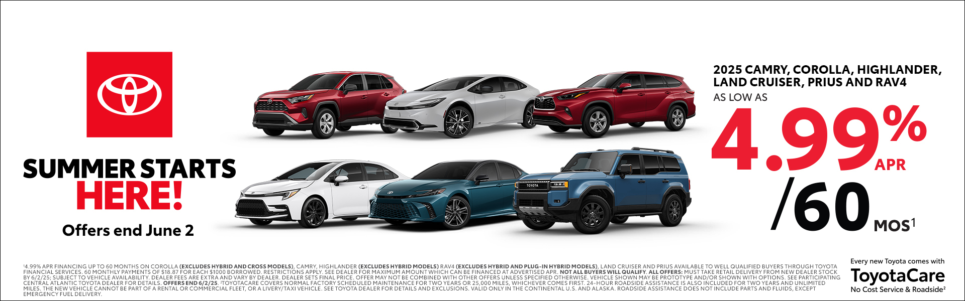 Toyota, Camry, Corolla, Highlander, Land Cruiser, Prius, RAV4