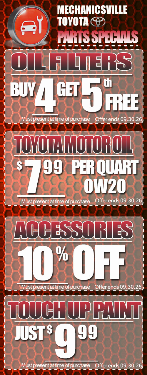 September Parts Specials