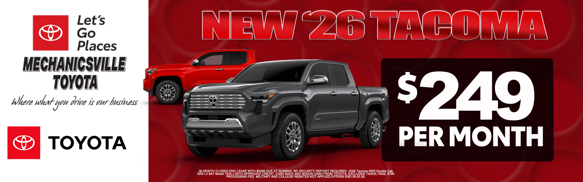 Sept Tacoma offer
