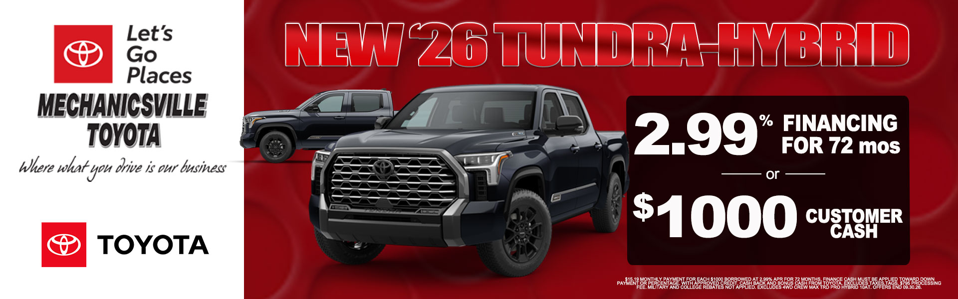 Sept Tundra I Force offer
