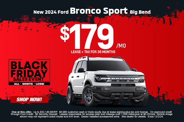 2024 Ford Bronco Sport Offer