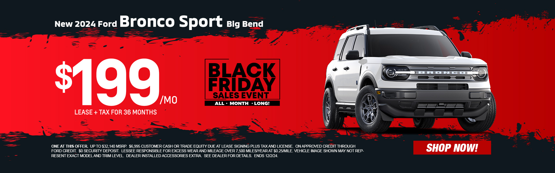 Black Friday theme, red background