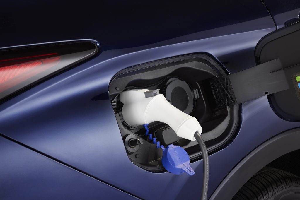 2023 Outlander PHEV SEL Premium close up of charging port