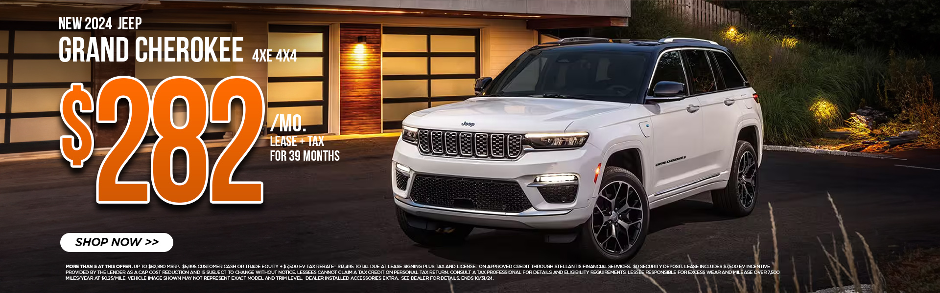 2024 Jeep Grand Cherokee 4xe October Offer Banner