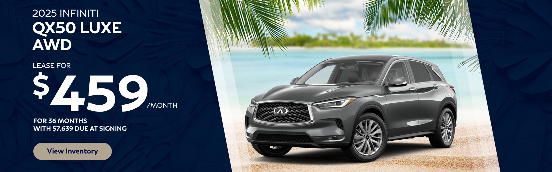 2025 INFINITI QX50 Lease offer
