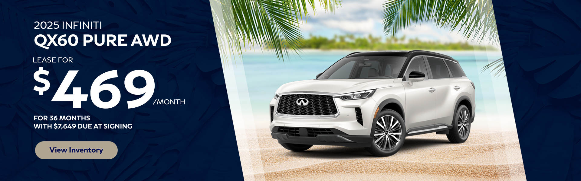 2025 INFINITI QX60 Lease offer