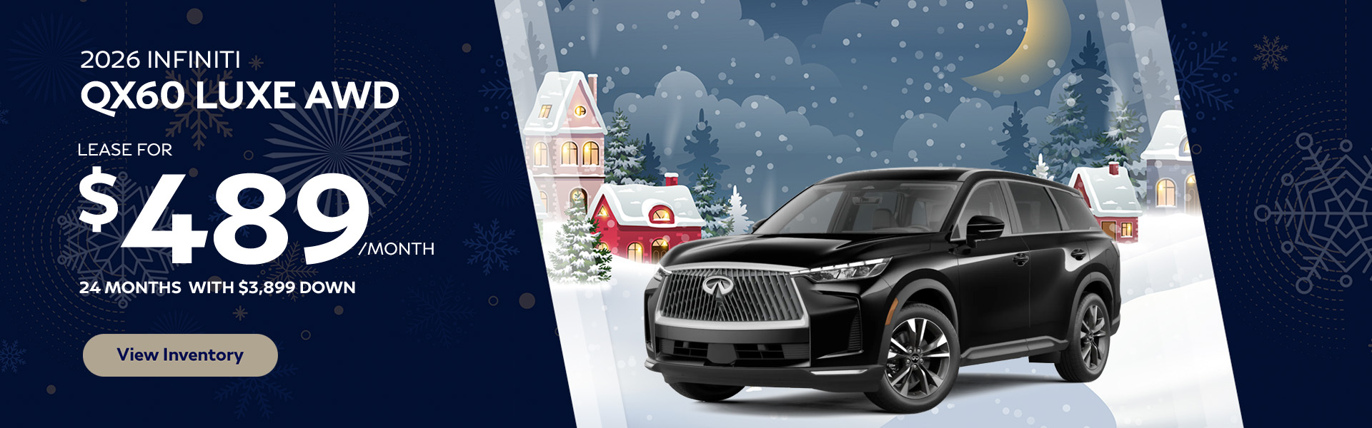 2026 INFINITI QX60 LUXE Lease offer