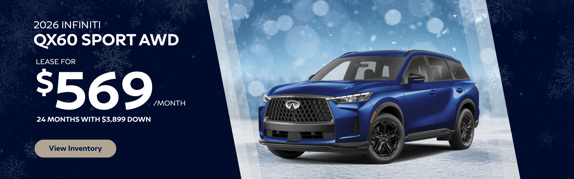 2026 INFINITI QX60 Sport Lease offer