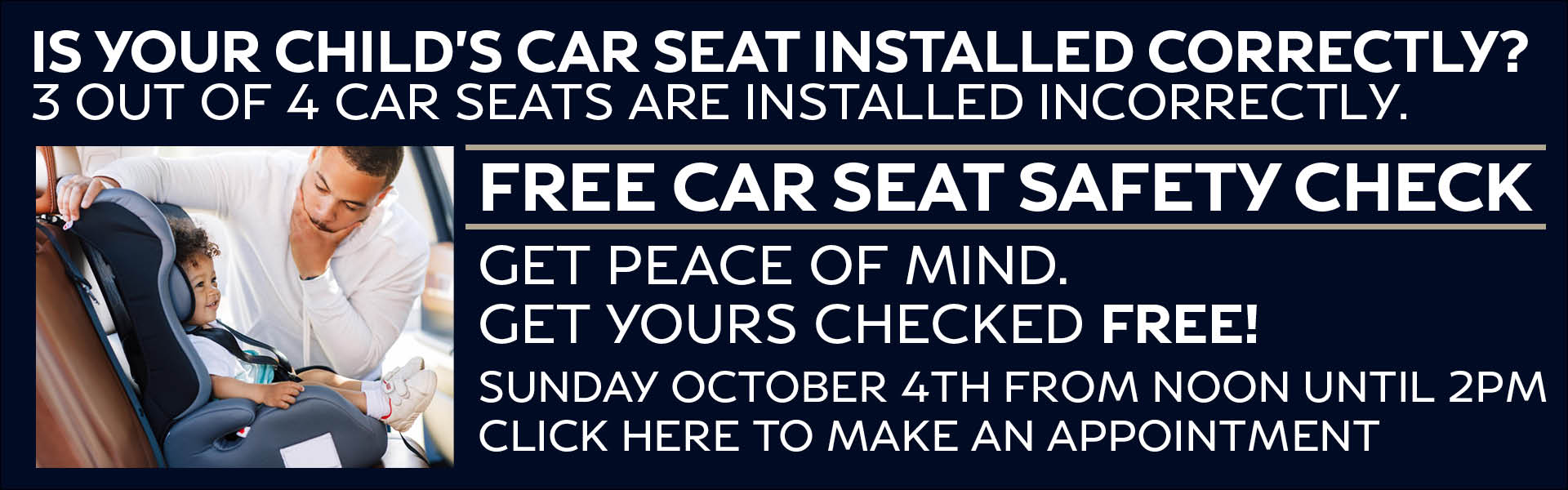 Child Safety Seat Seminar at INFINITI of Smithtown