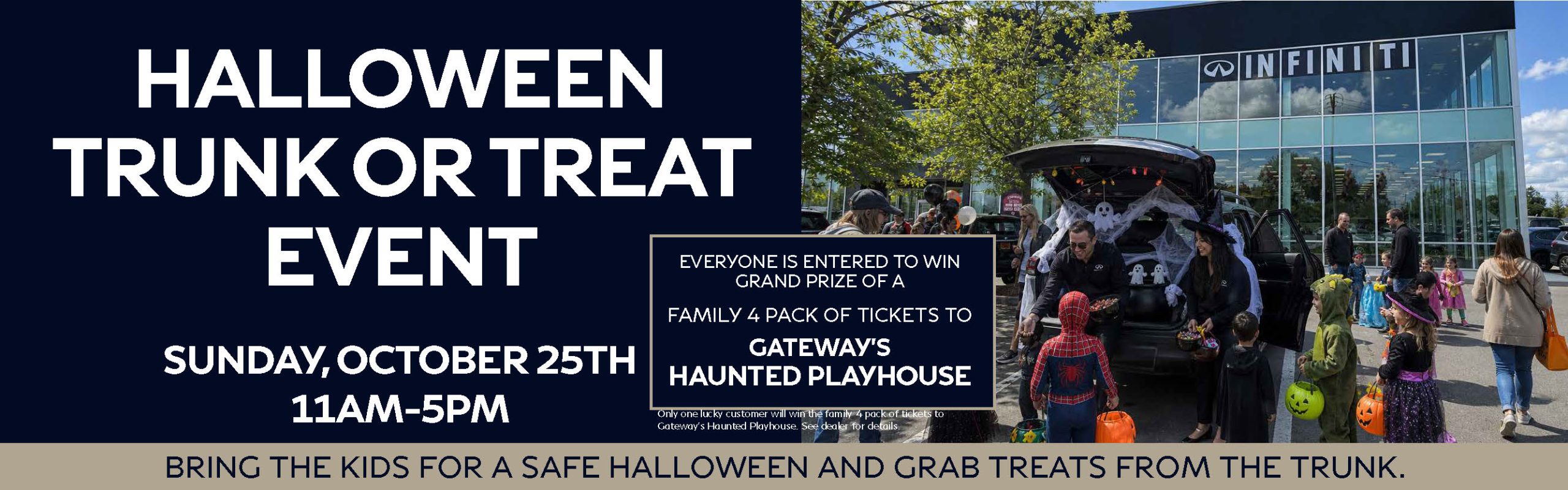Halloween Trunk or Treat Event Sunday, October 25th 11am to 5pm