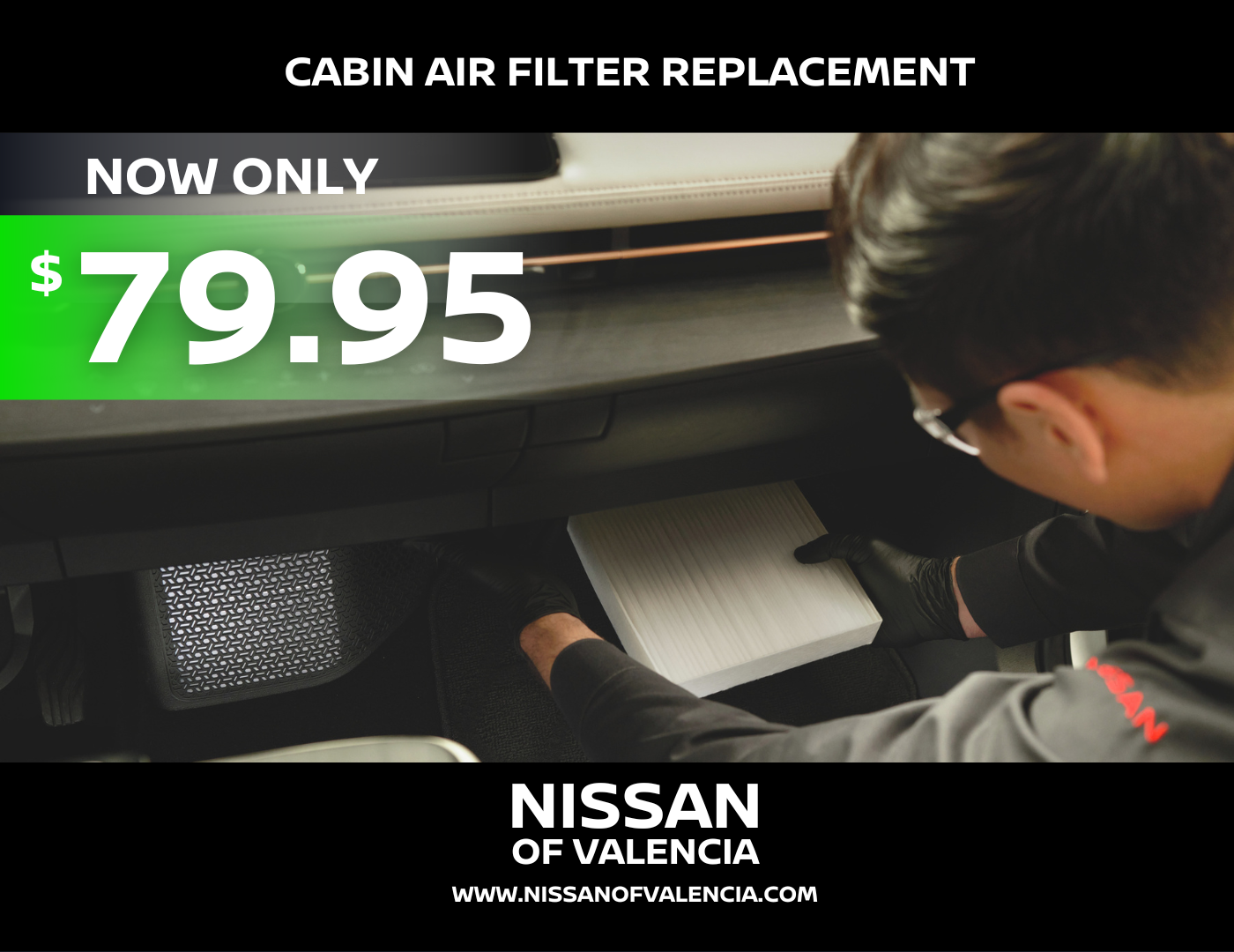 Cabin air filter replacement 