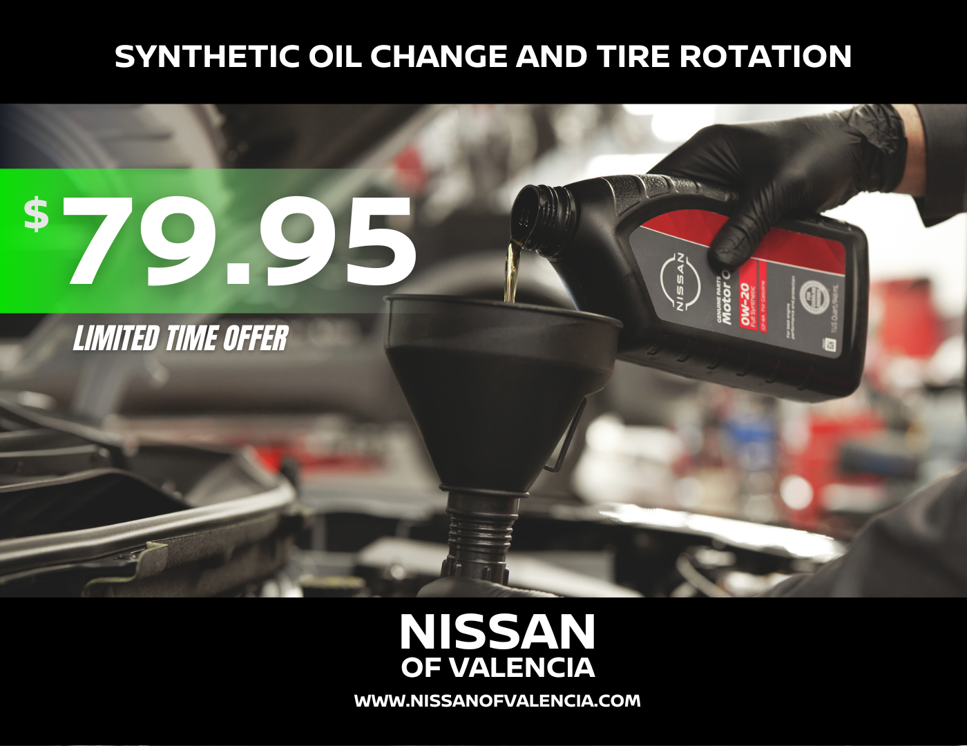 Synthetic Oil Change And Tire Rotation