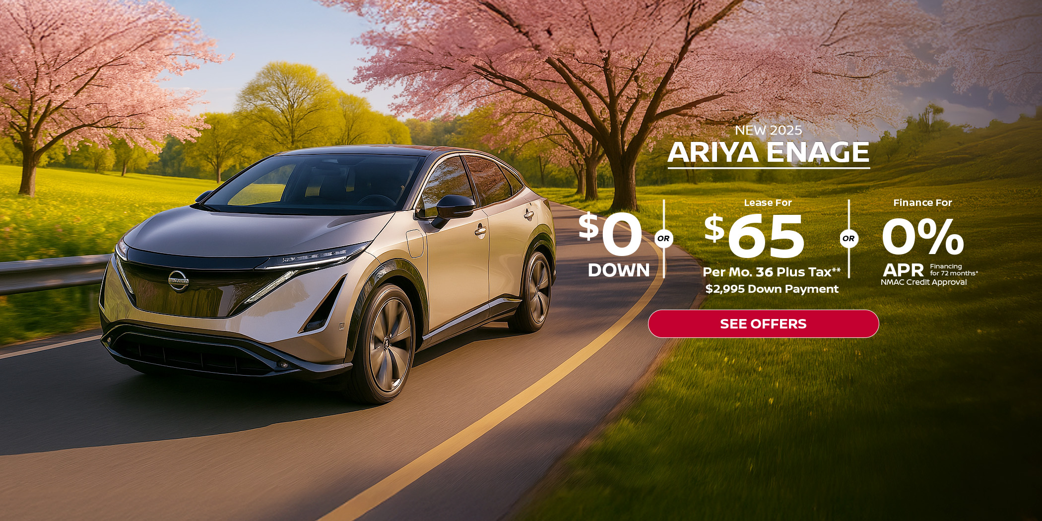 Nissan Ariya Engage Lease Offer Nissan Ariya lease special in los angeles