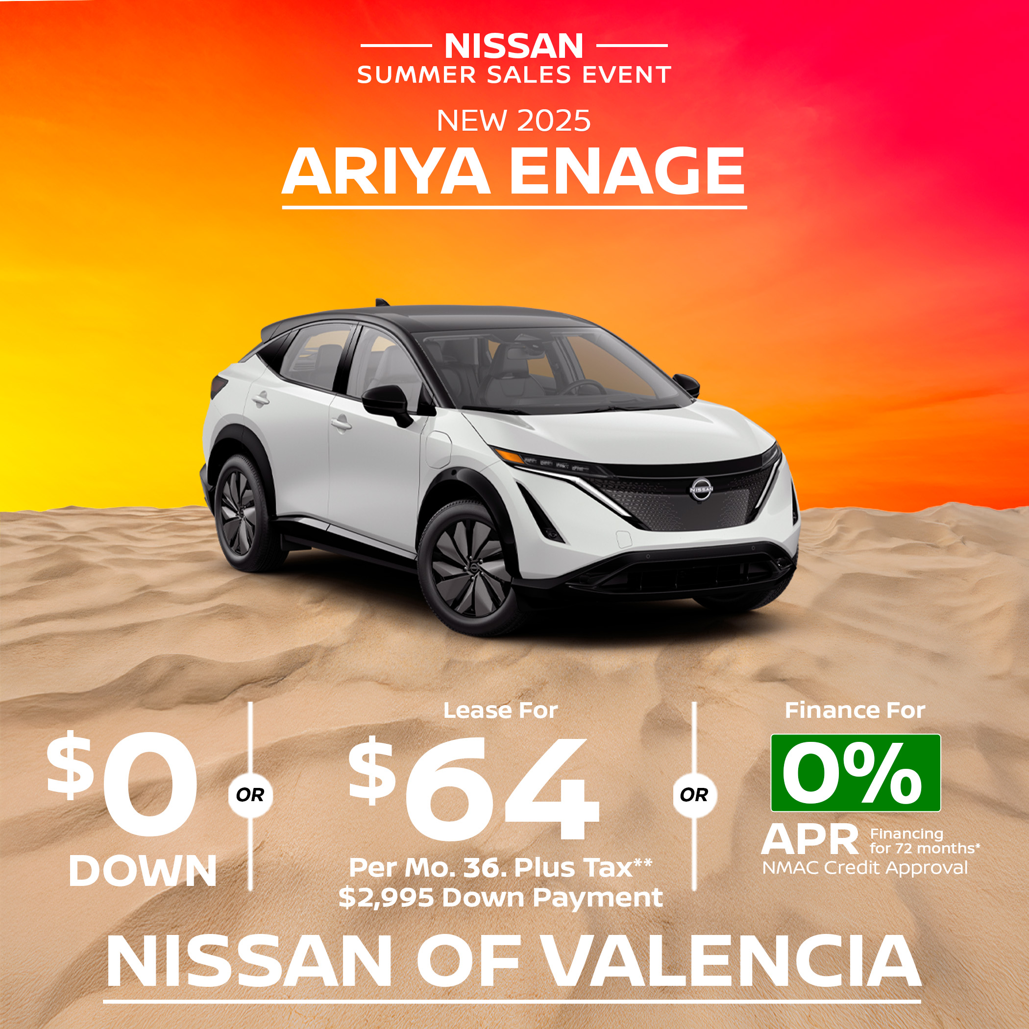 Nissan Ariya Engage Lease Offer Nissan Ariya lease special