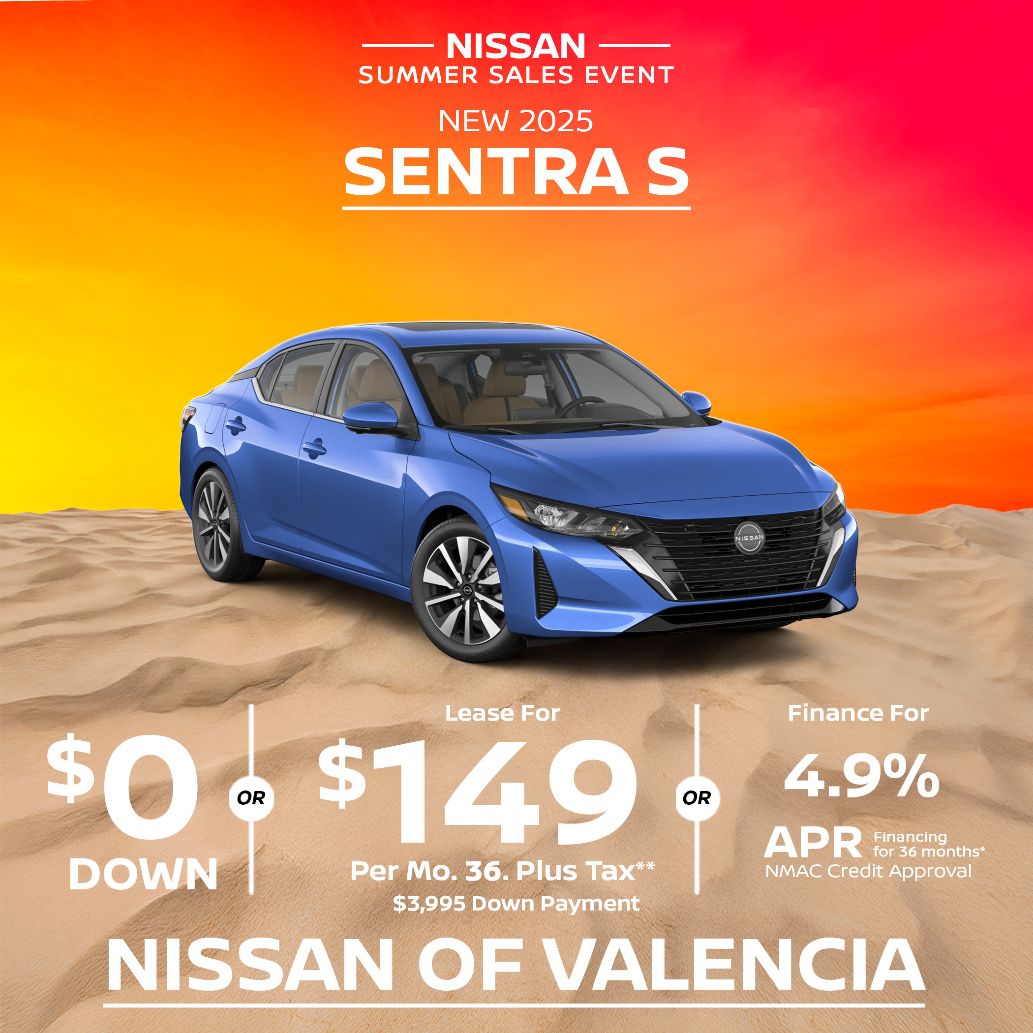 Nissan Sentra Lease Special New Nissan Sentra S lease special