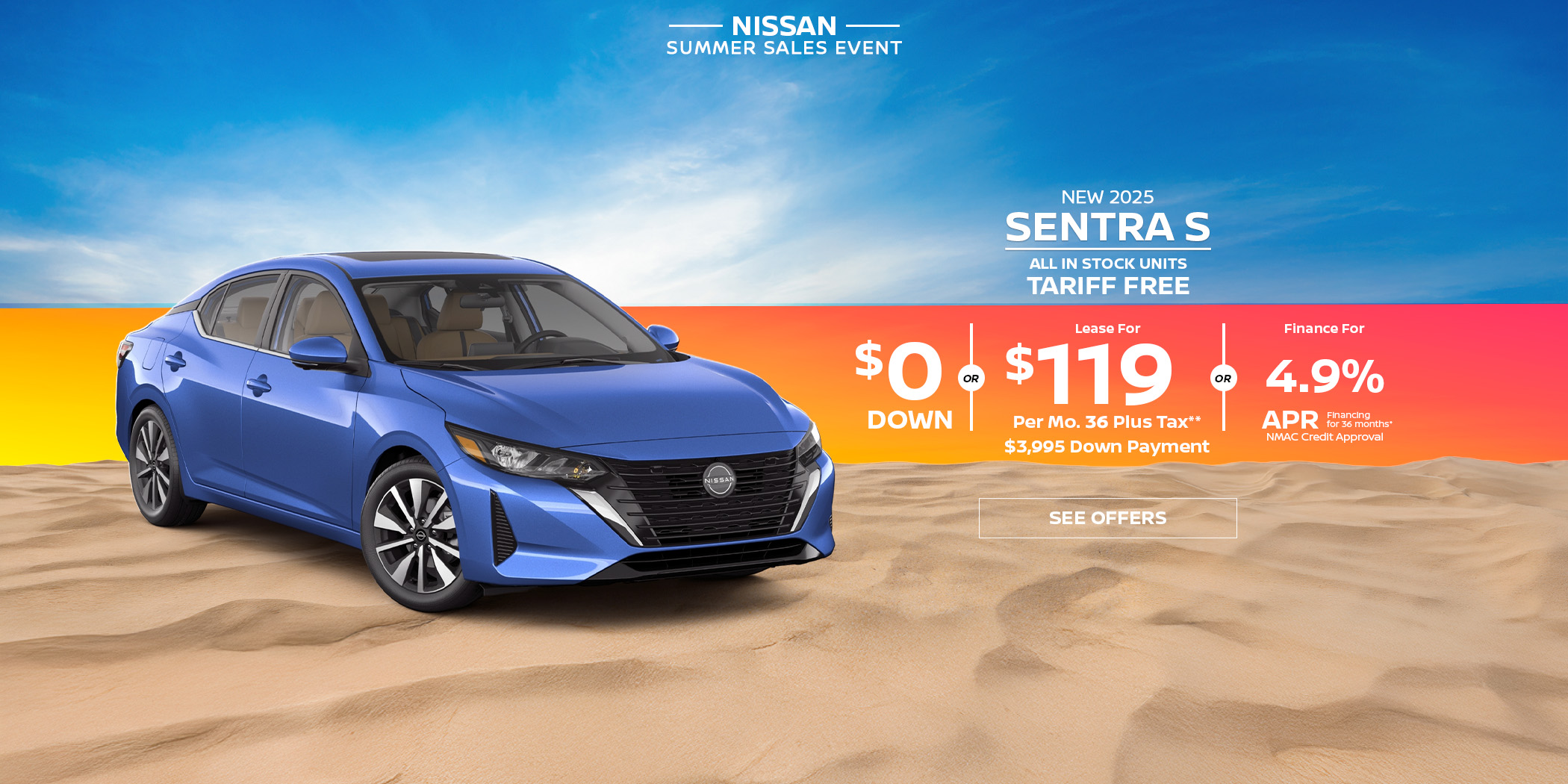 Nissan Sentra Lease Special New Nissan Sentra S lease special