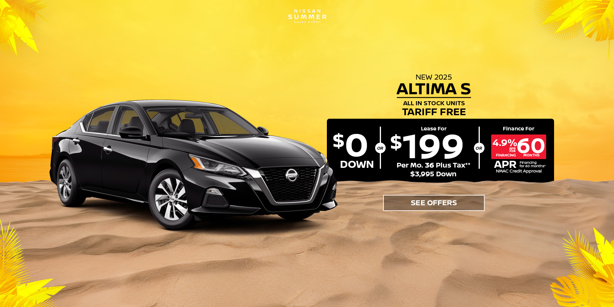 Nissan Altima Lease Special New Nissan Altima S lease special.
