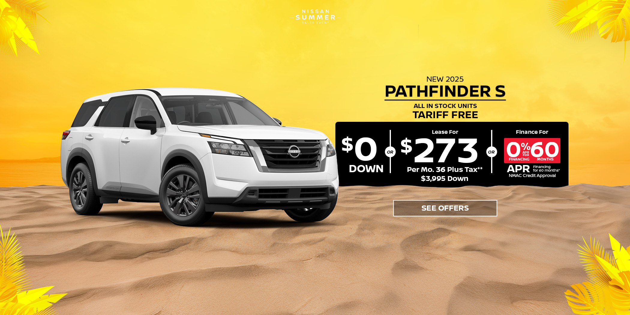 Nissan Pathfinder Lease Nissan Pathfinder lease special