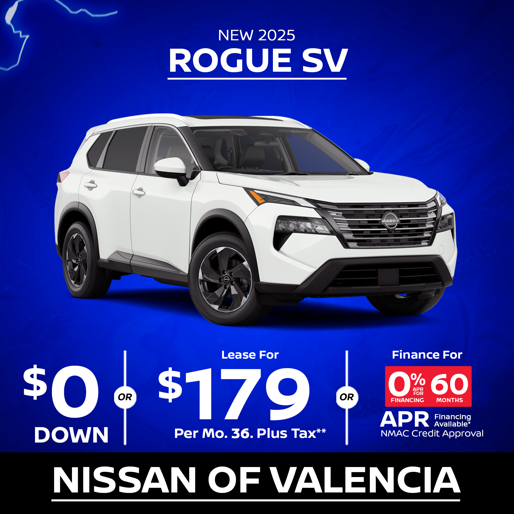 New Rogue SV lease special