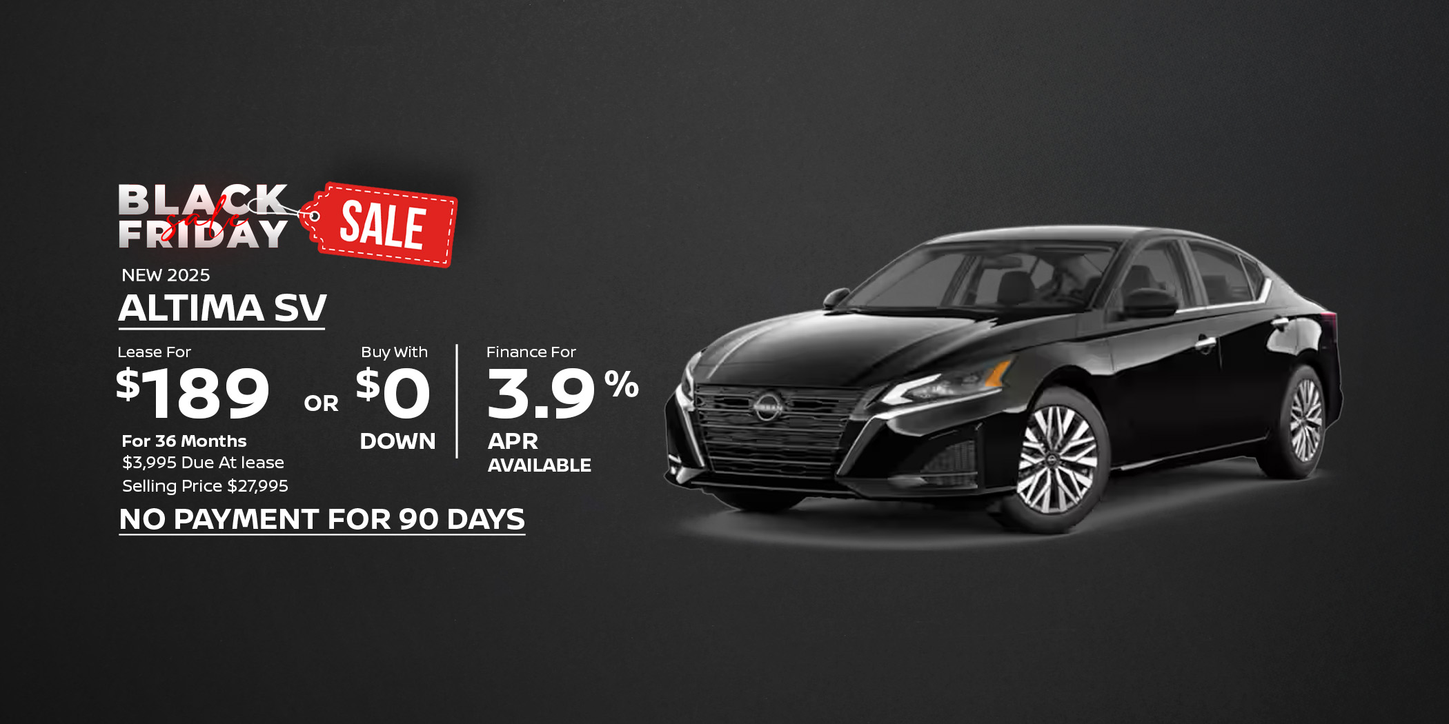 Nissan Altima lease Nissan Altima SV Lease special