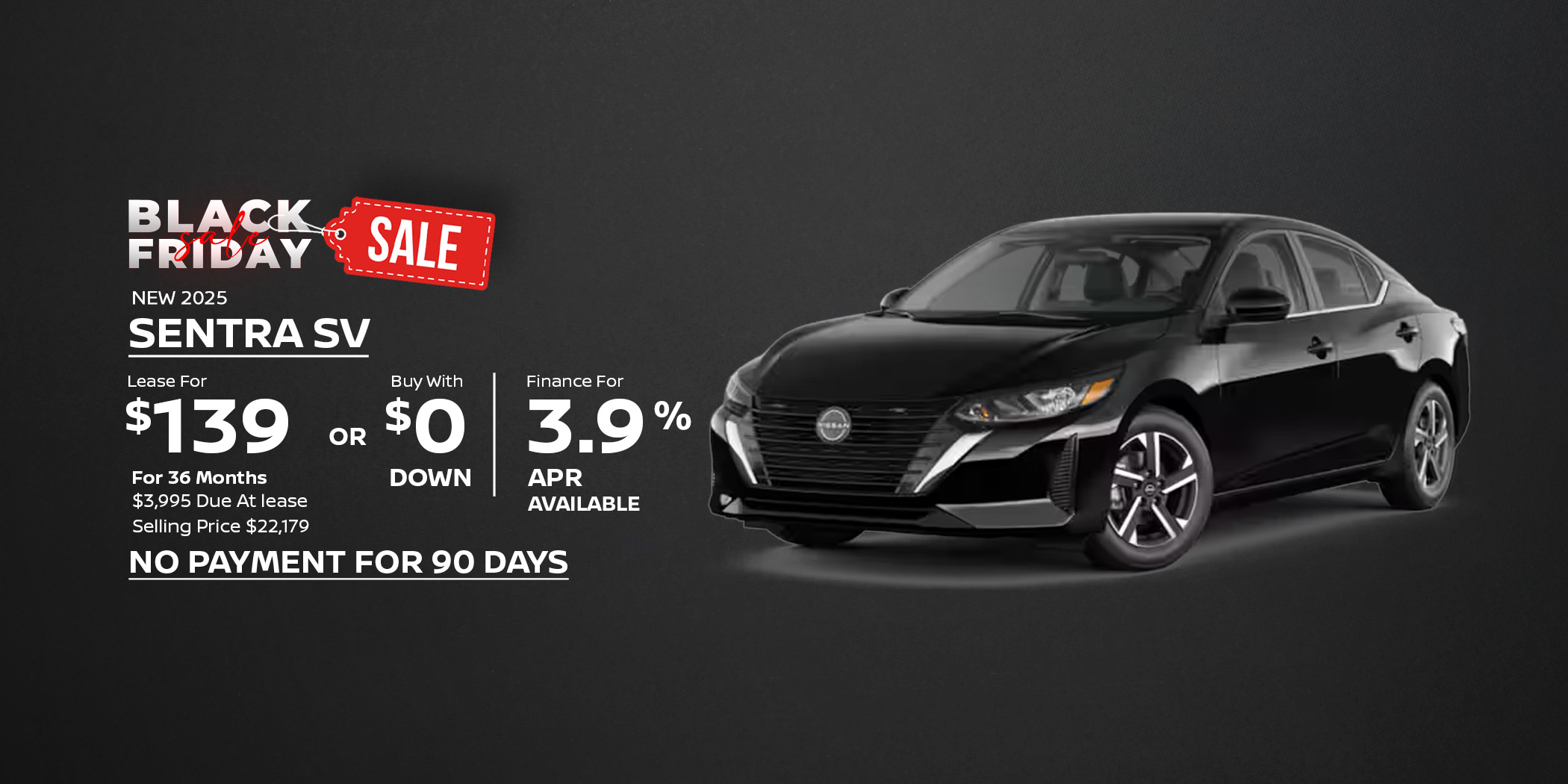 Nissan Sentra SV lease Special New Nissan Sentra SV Lease special