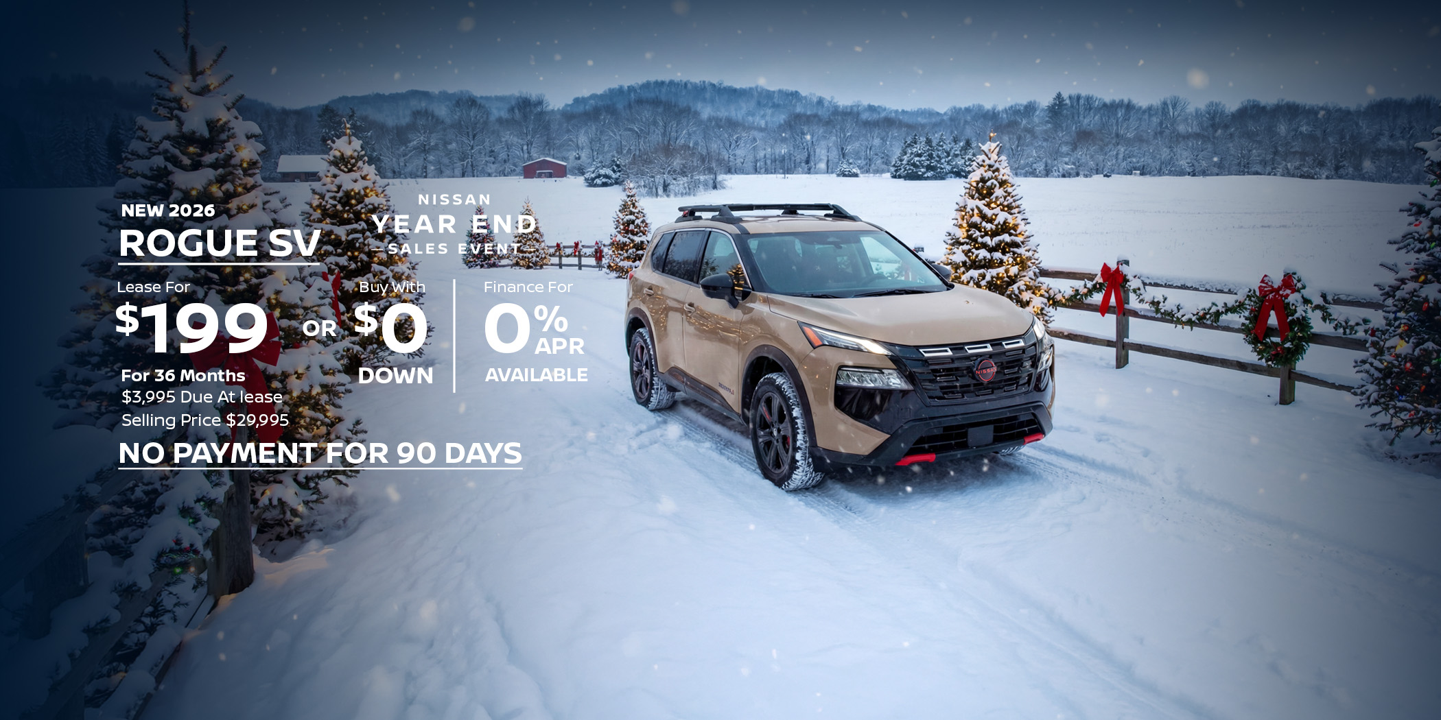 New Nissan Rogue lease offers