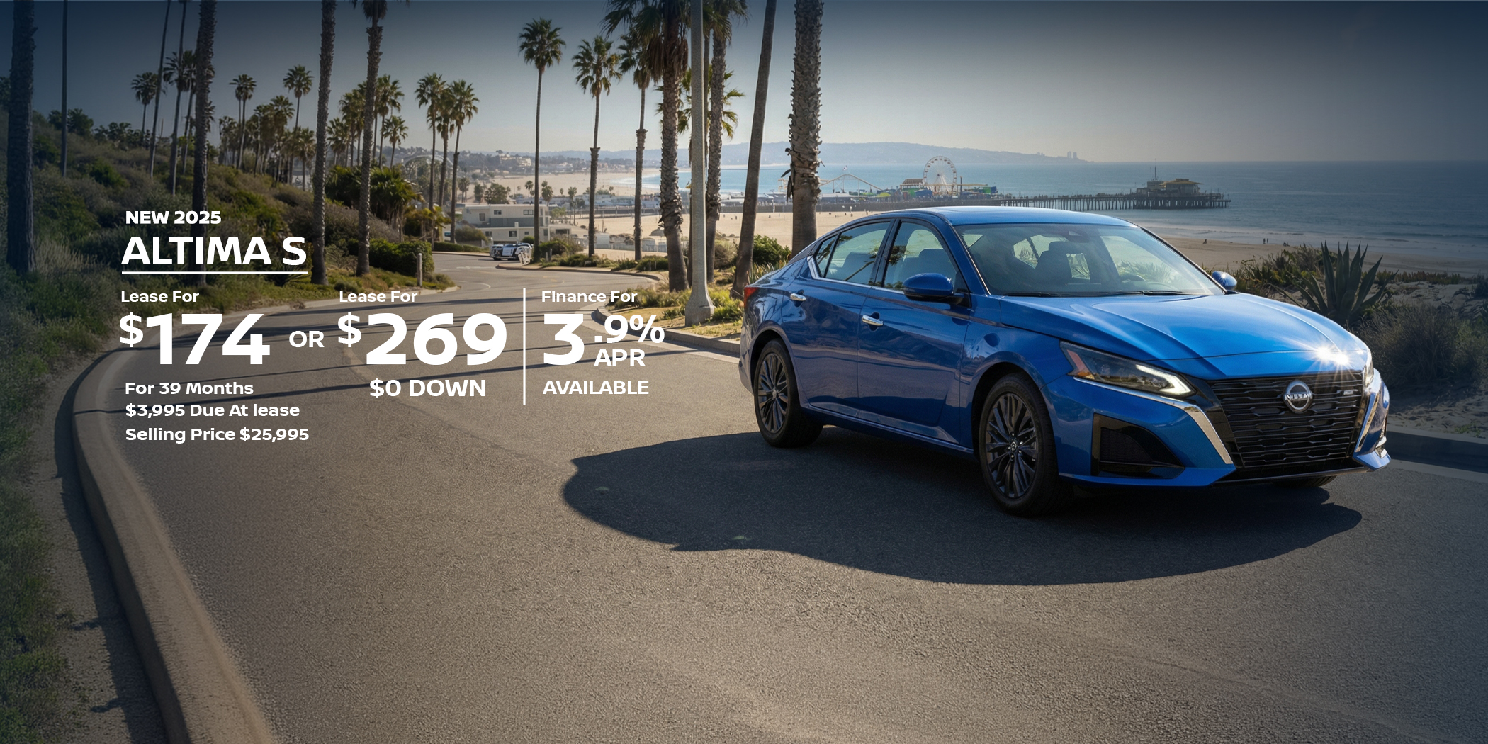 New Nissan Altima S lease special