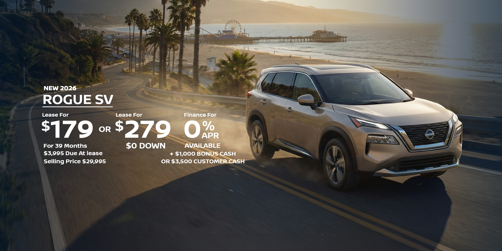 NEW NISSAN rogue lease special